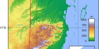 Фізічная Карта Беліз